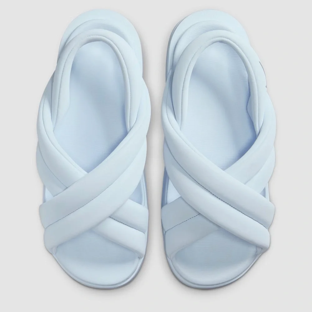 🆕 NIB Nike Air Max Isla women’s Sandals size 10 blue/tint metallic/silver - Picture 3 of 8